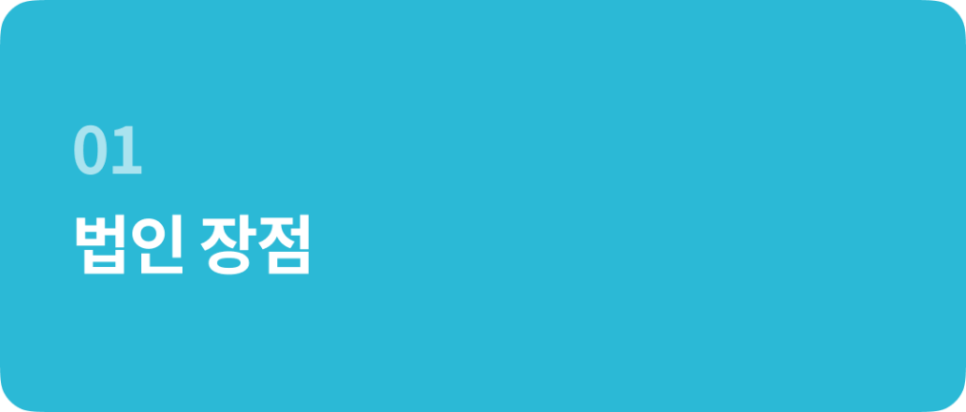 법인설립의 장점 파헤치기