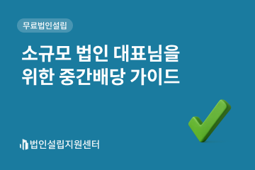 소규모 법인 대표님을 위한 중간배당 가이드